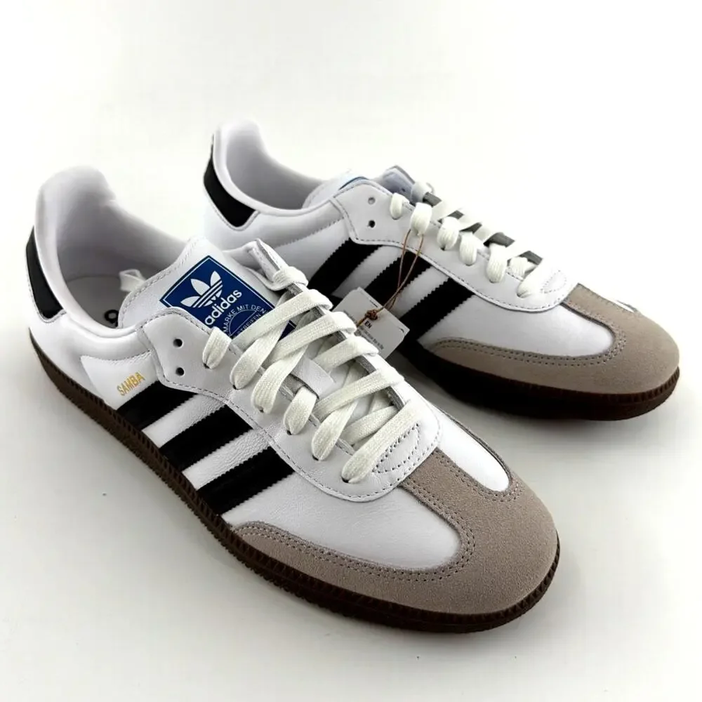 Adidas Women's Cloud White Core Clear Granite Samba Original Shoes Size 10.5